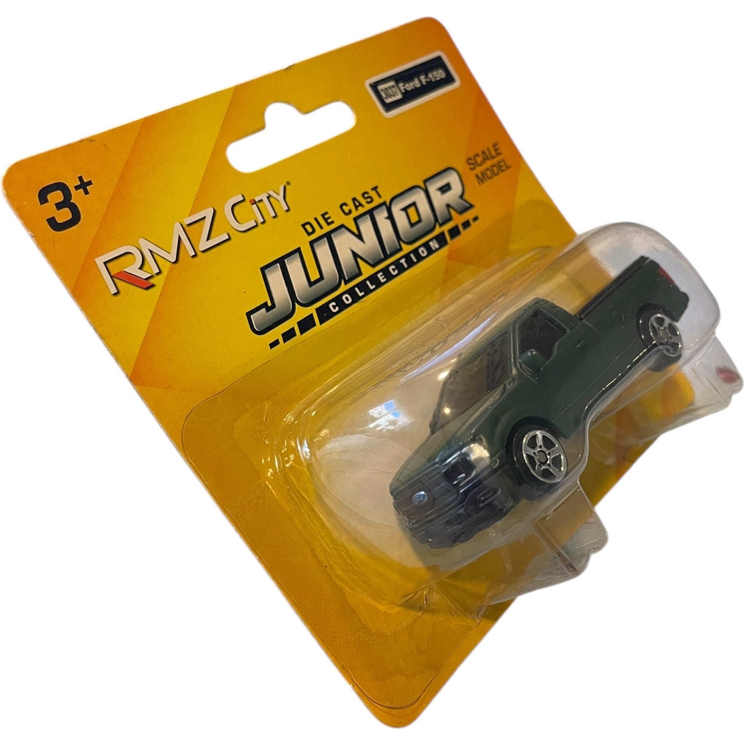 Mașinuță Ford F-150 RMZ City Junior Collection - Die Cast Metal Scara 1:64 Verde