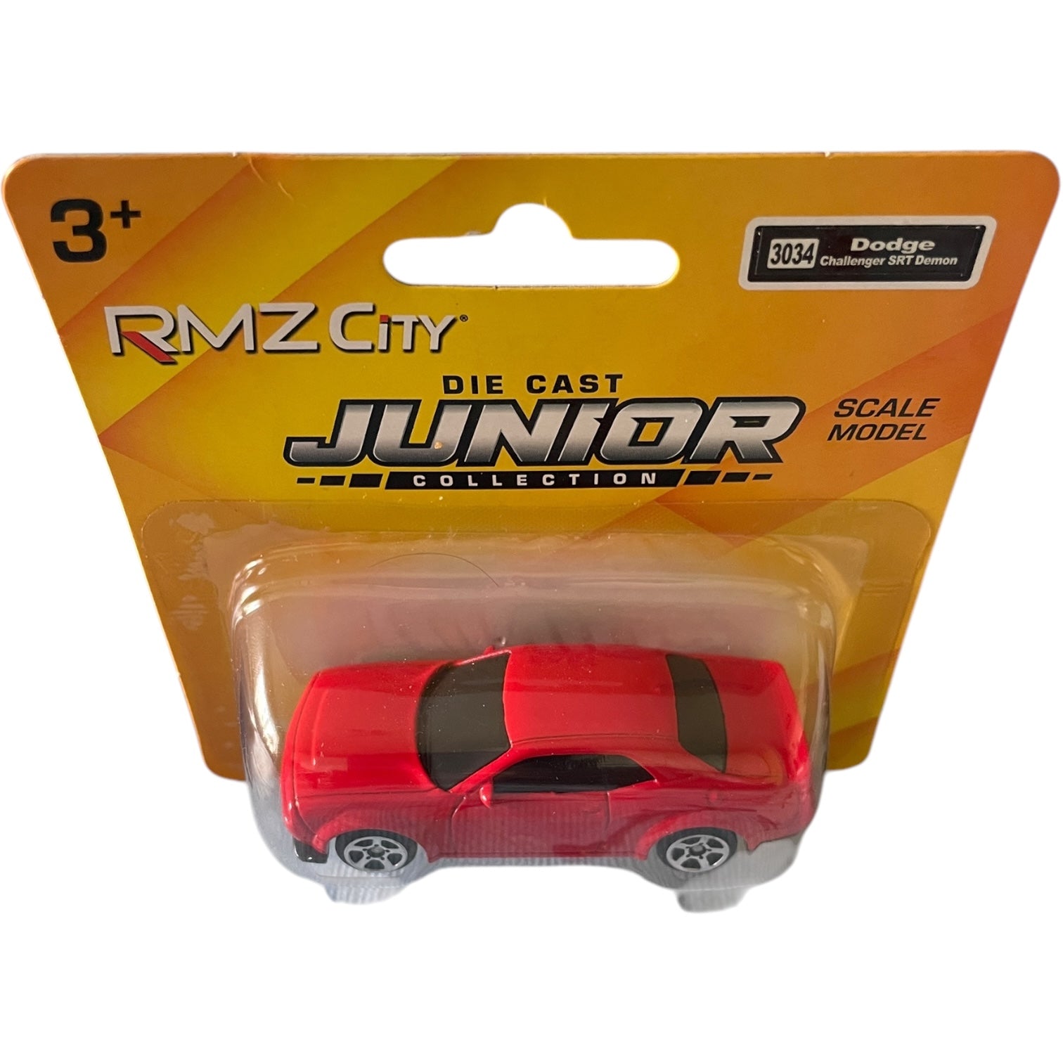 Mașinuță Dodge Challenger SRT Demon RMZ City Junior - Die Cast Metal Roșu