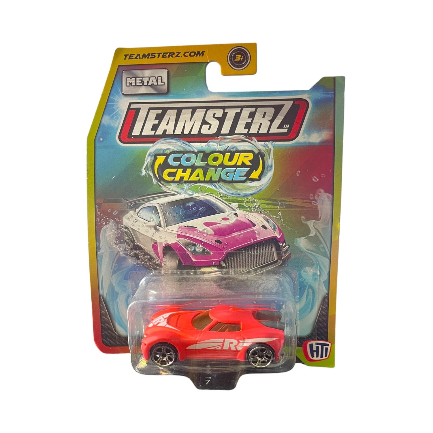 Mașinuță Metal Teamsterz Colour Change - Schimbă Culoarea cu Apă