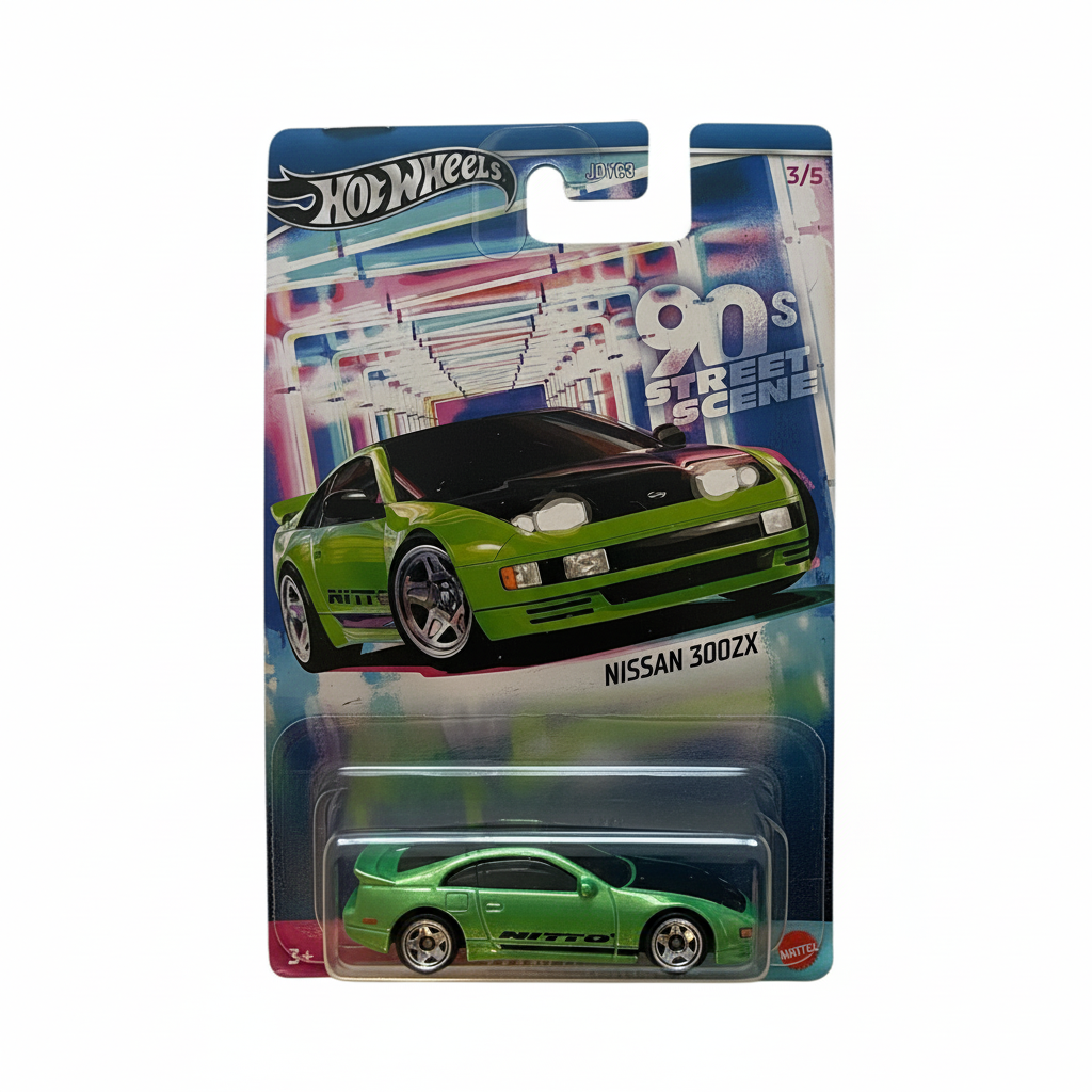 Nissan 300ZX în ambalaj - vedere frontală