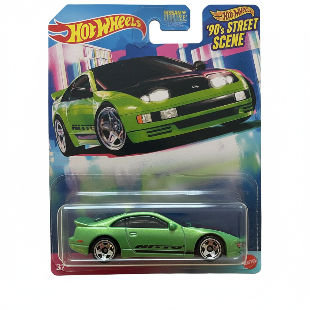 Nissan 300ZX în ambalaj - vedere unghiulară