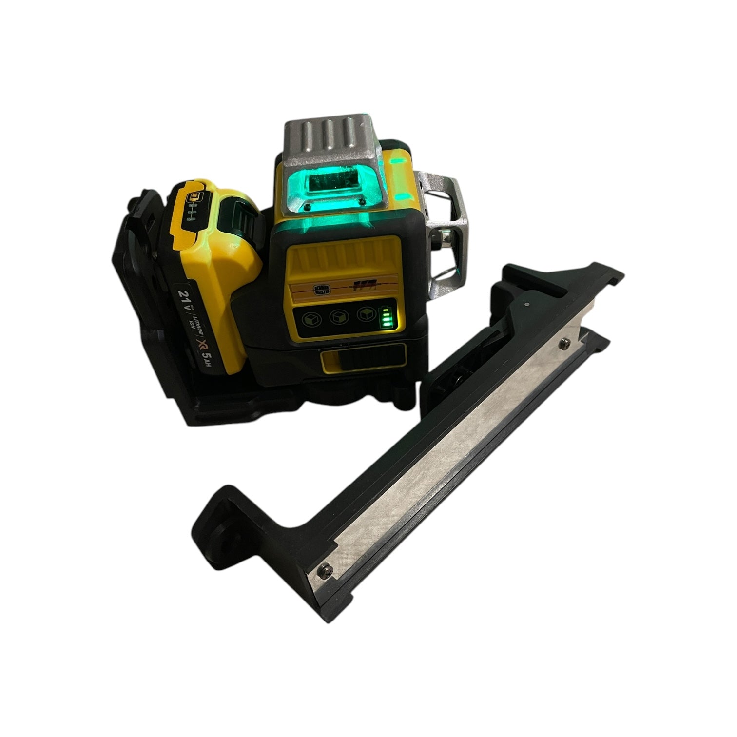 Nivelă Laser 4D German Meister - 16 Linii Laser Verde 360° cu Baterie 21V 5Ah