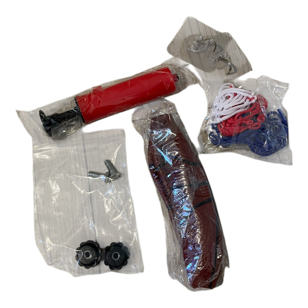 Set Panou și Coș de Baschet Portabil cu Minge, Pompă și Plasă