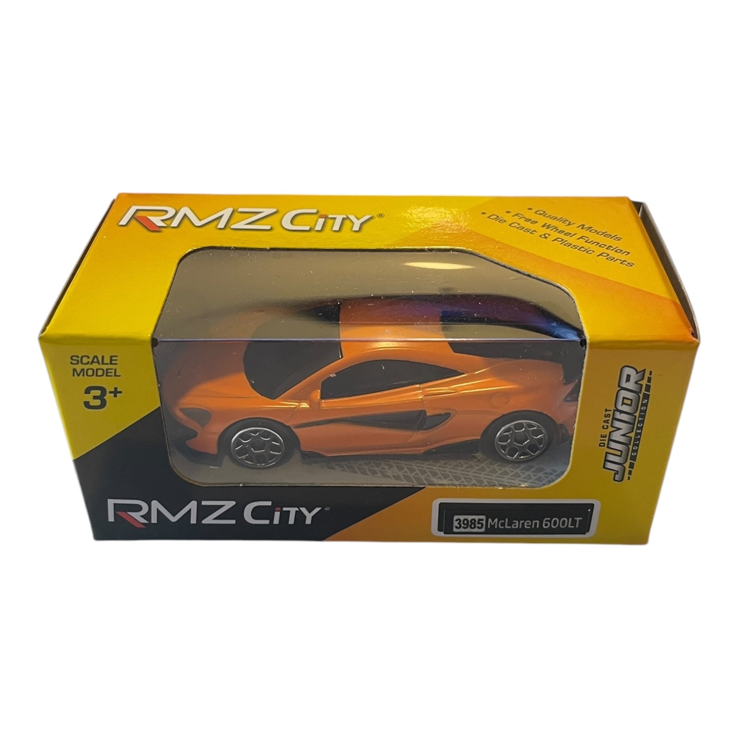 RMZ City McLaren 600LT, mașinuță Die-Cast, 1:64, portocaliu