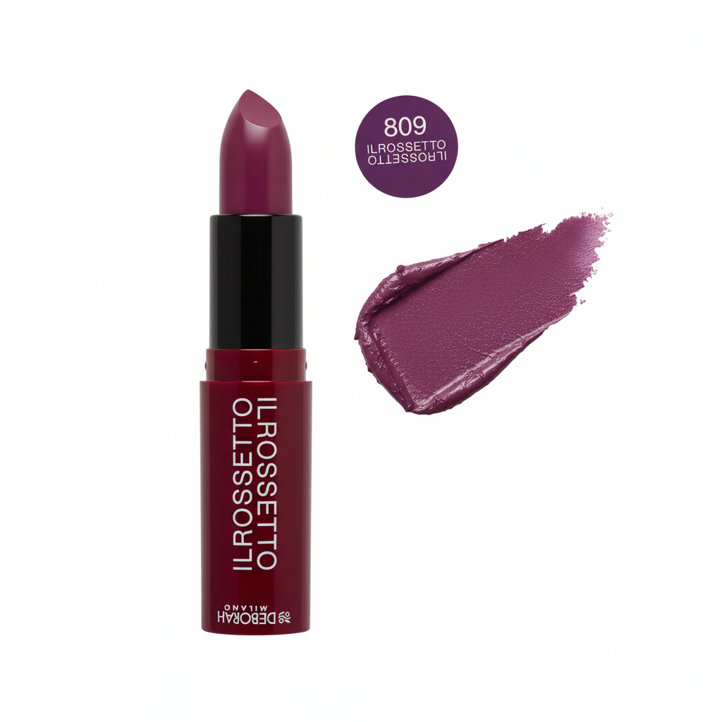 Ruj Deborah Milano il rossetto, culoare intensă, finisaj cremos