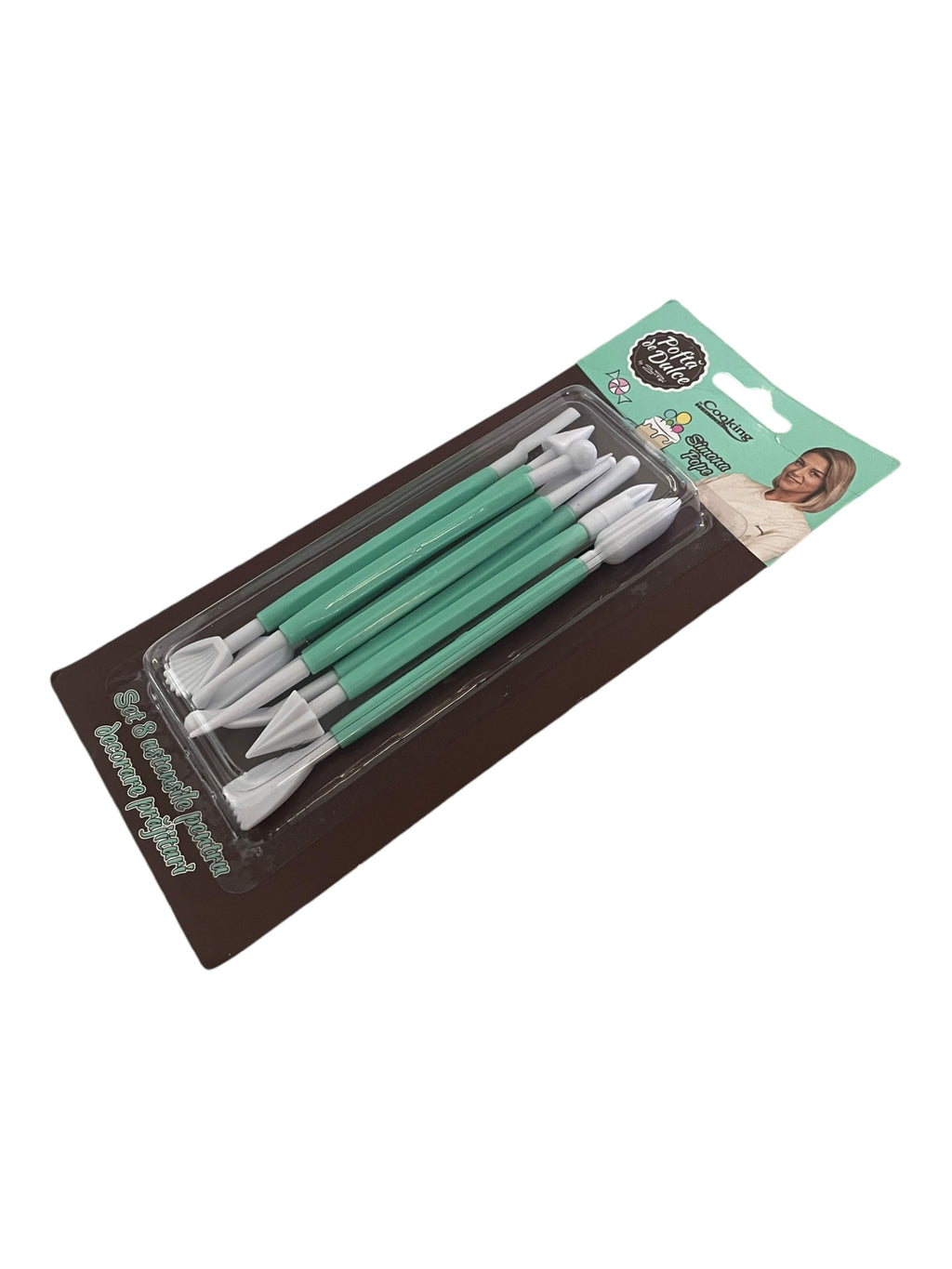Set 8 ustensile decorare prăjituri Pofta de Dulce - Cooking - Verde