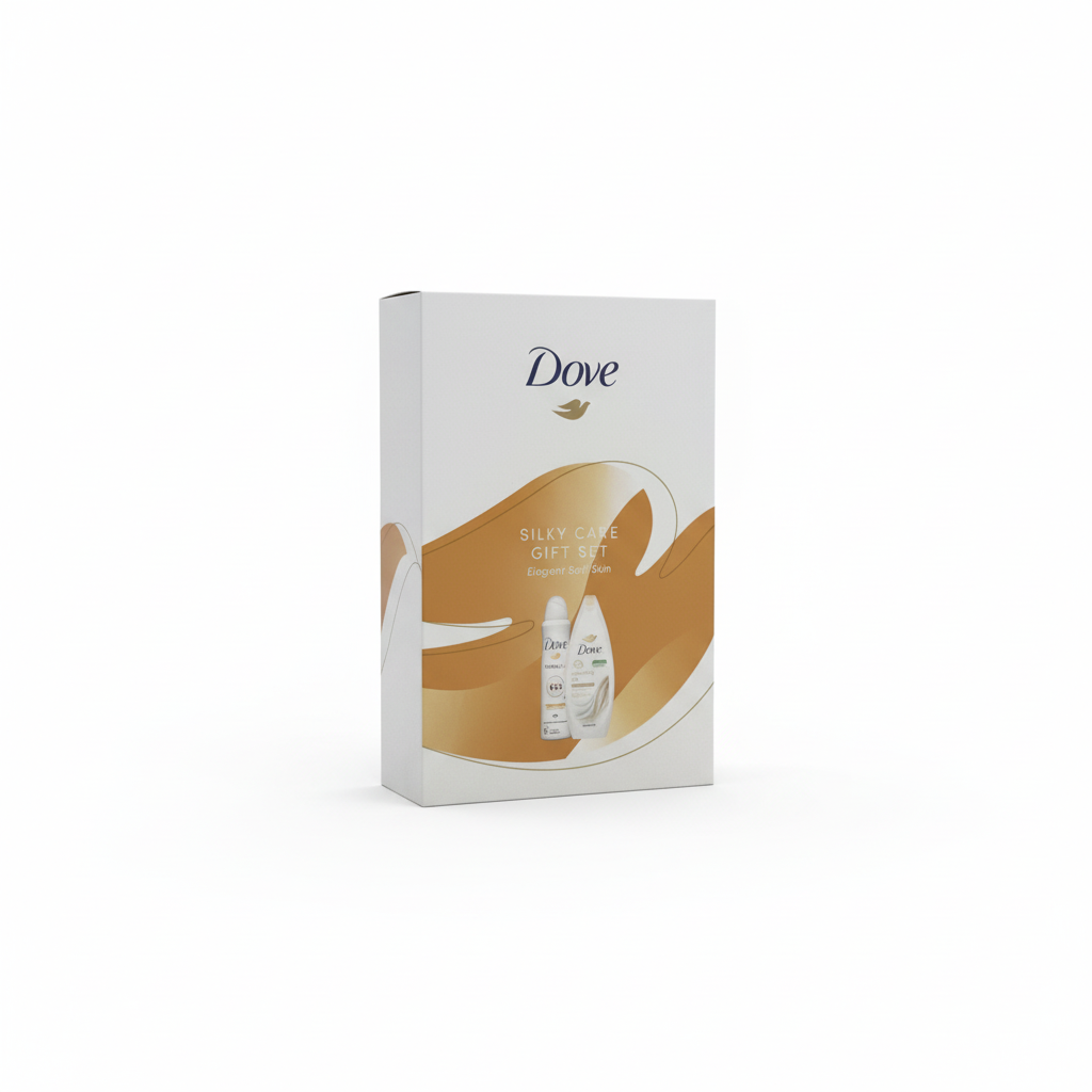 Set cadou Dove Silky Care Gift - complet