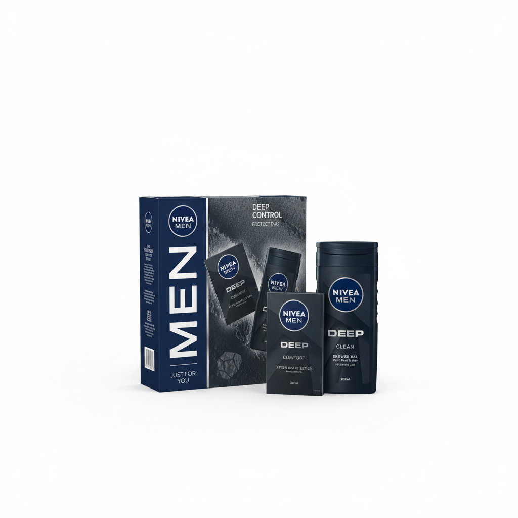 Set cadou Nivea Men Deep Control Protect - complet