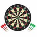 Set darts cu 6 săgeți - joc de perete cu ramă, 45 cm