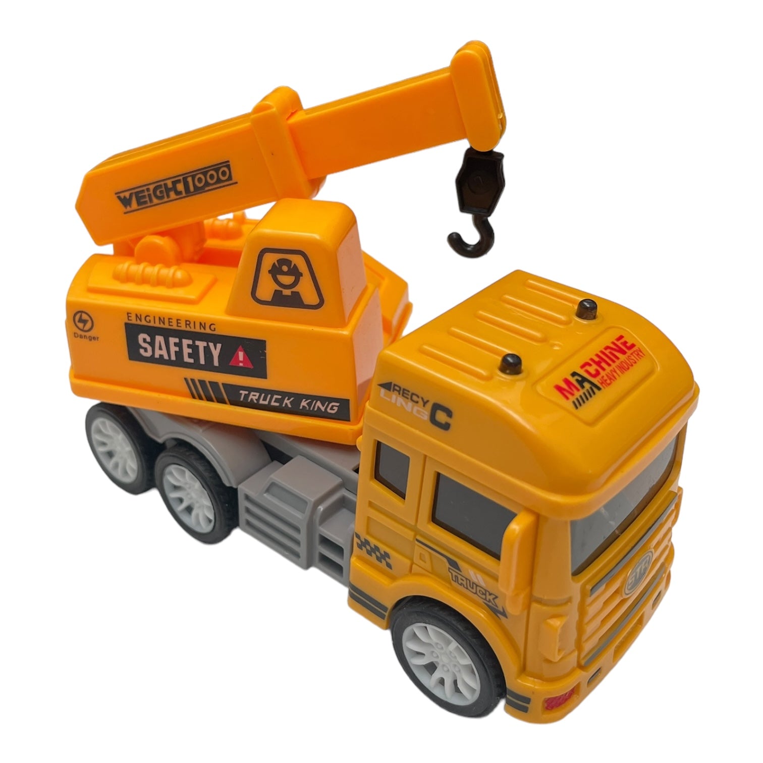 Set jucării Truck King, colecție 6 mașini de construcții, 1:43