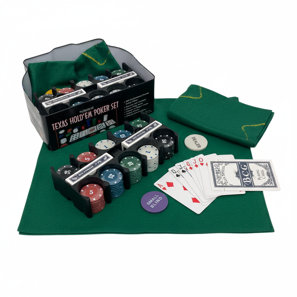 Set Poker profesional cu cutie