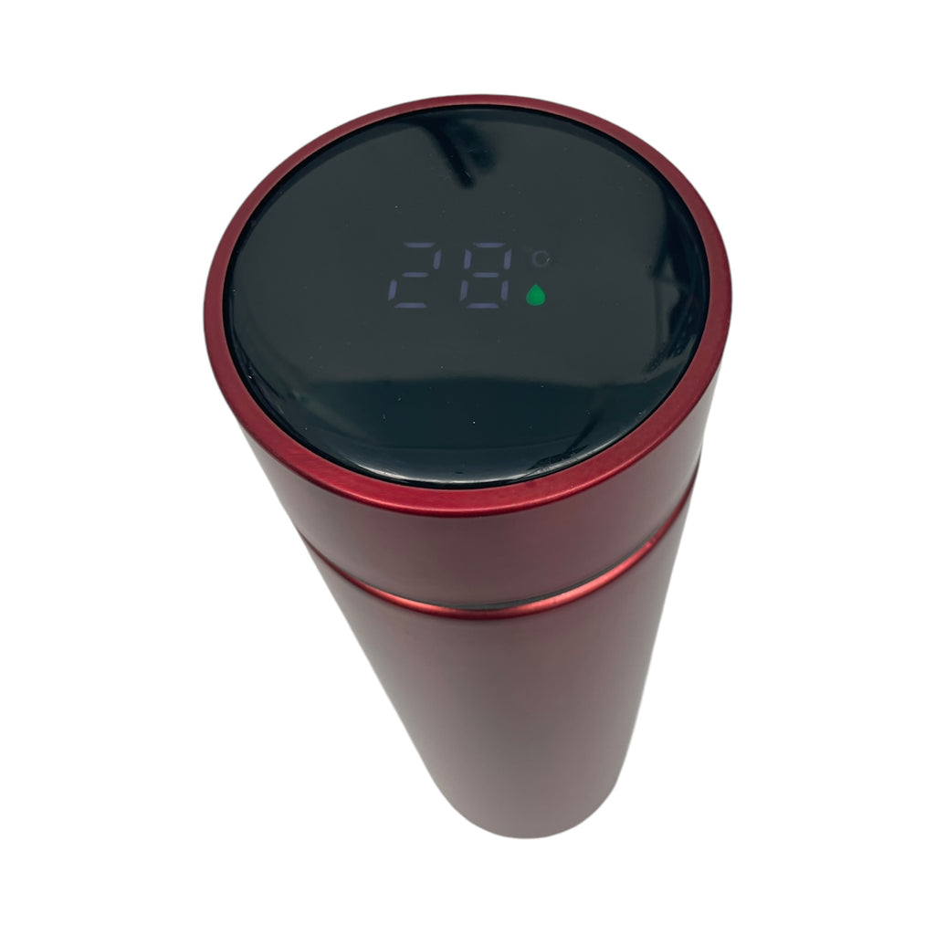 Termos Heinner Art of Dining 450ml - Inox - Indicator LED temperatură - Roșu