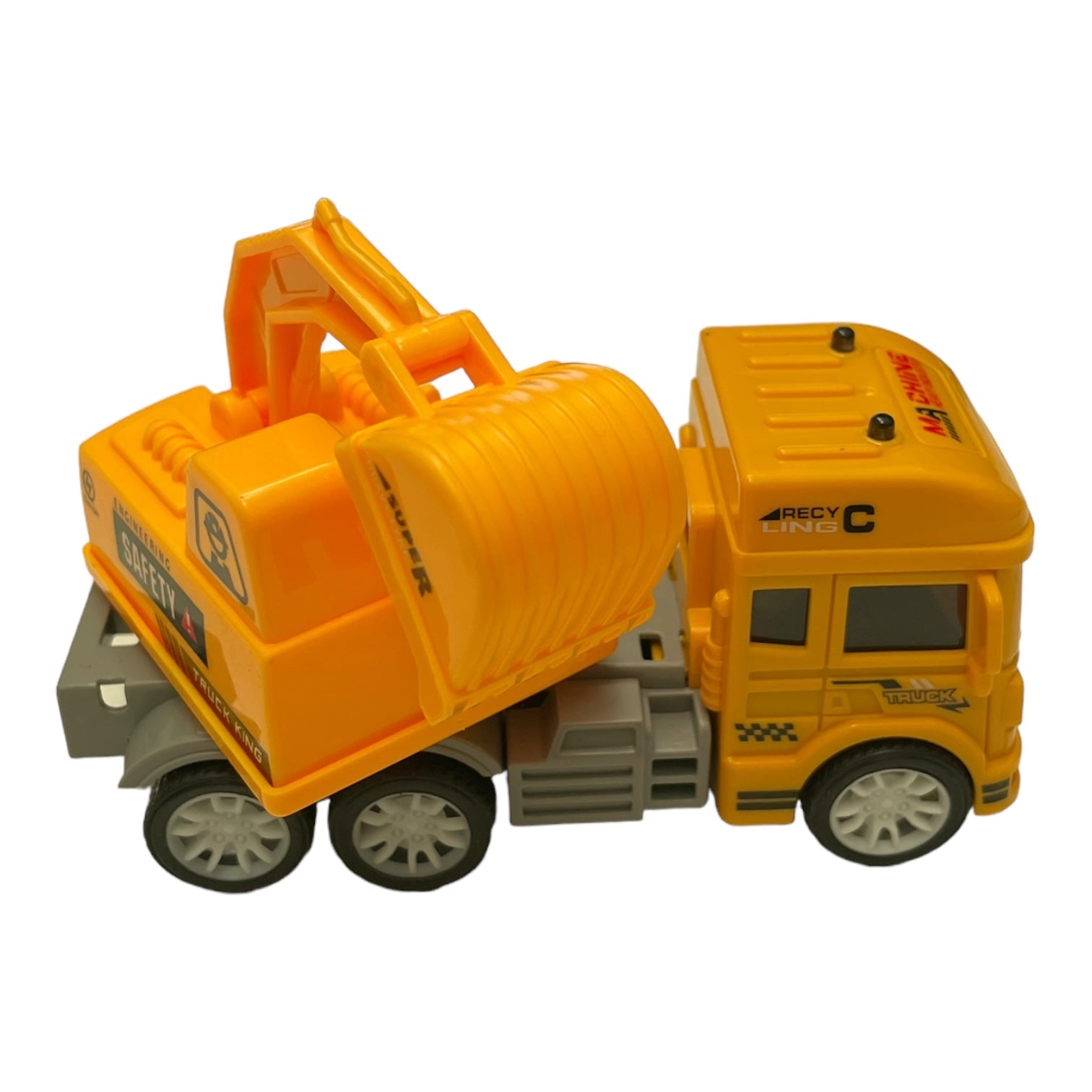 Set jucării Truck King, colecție 6 mașini de construcții, 1:43